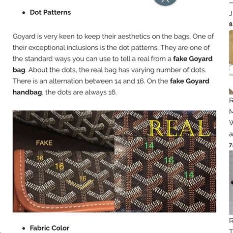 touching y's goyard|how to identify a Goyard.